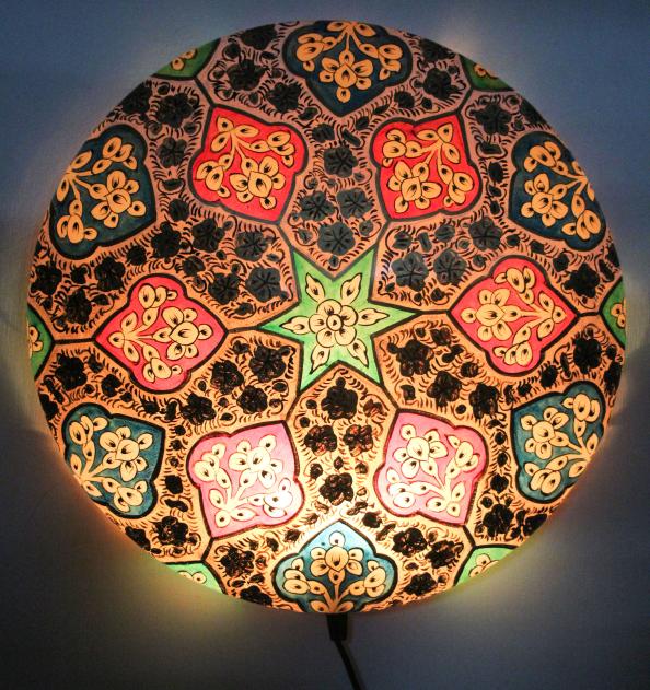 Camel Skin Wall Lamp (Plate) 18x18 inch