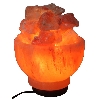 Plain Bowl Slat Lamp (Salt Chunks)