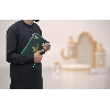 Holy Quran 13 Line Velvet Box Dark Green